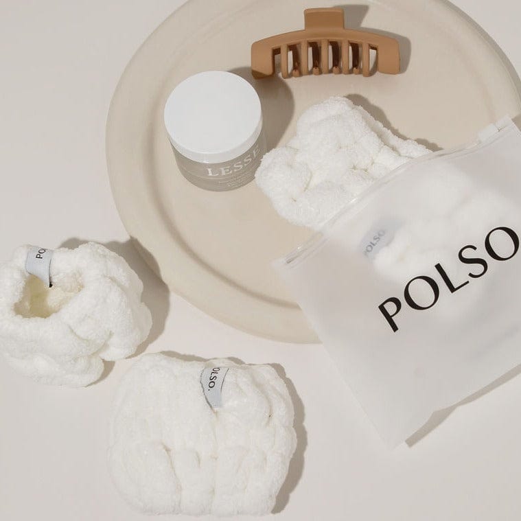 Spa White Wash Cuffs and Headband Product Image