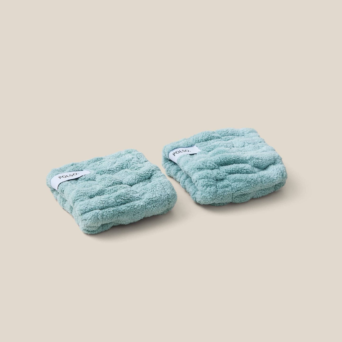 Sage Green wash cuff flay lay product image