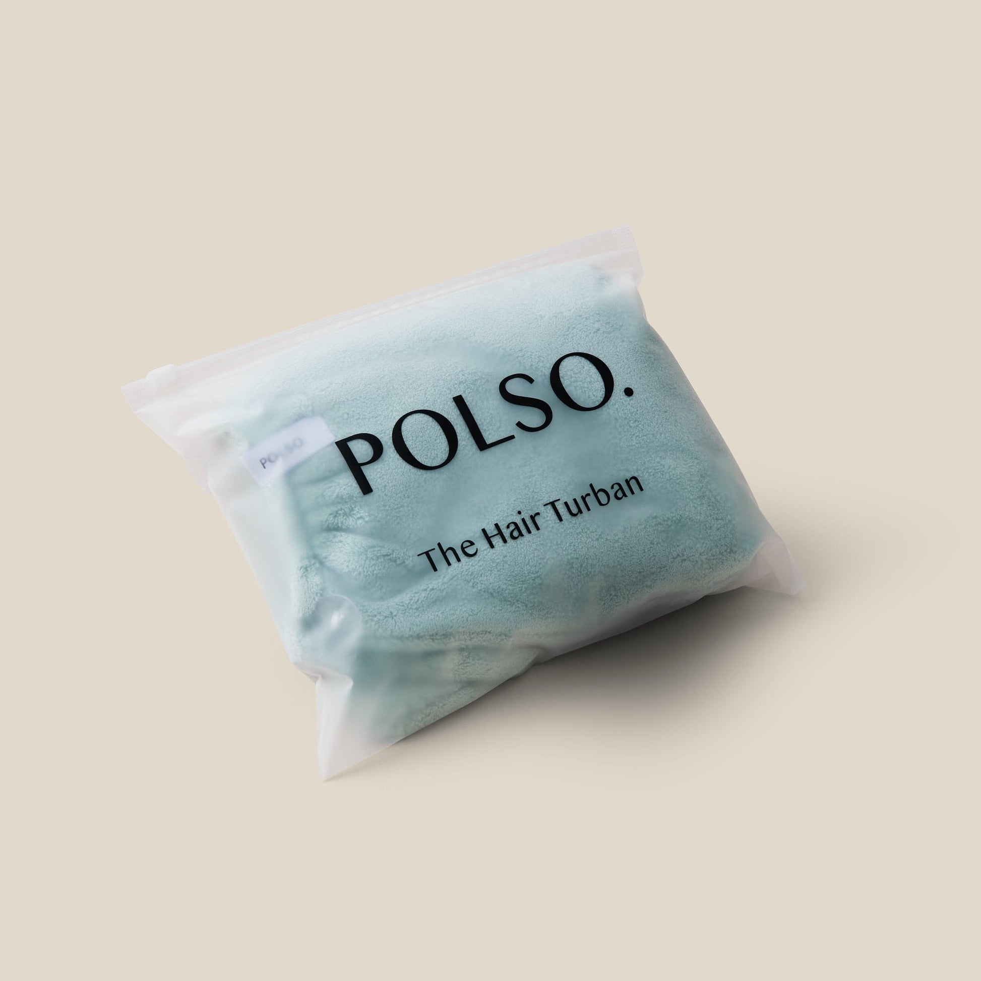 POLSO Sage Green Hair Turban in Package Product Image